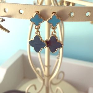 Blue earrings